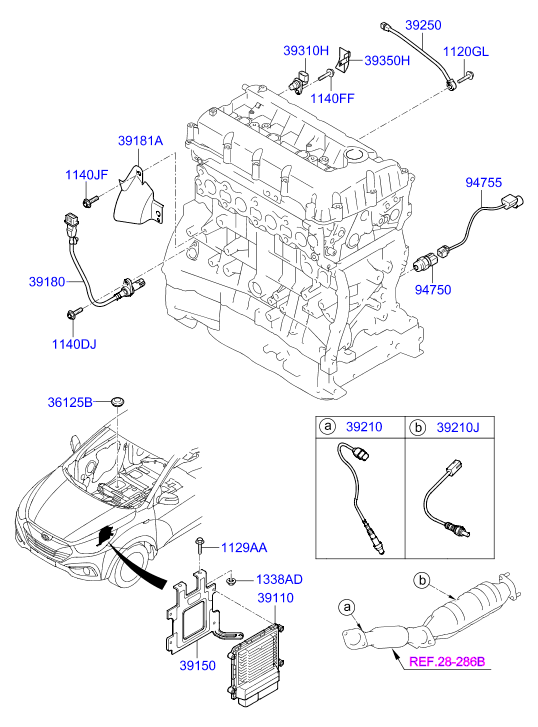 KIA 392102G650 - Lambdatunnistin inparts.fi