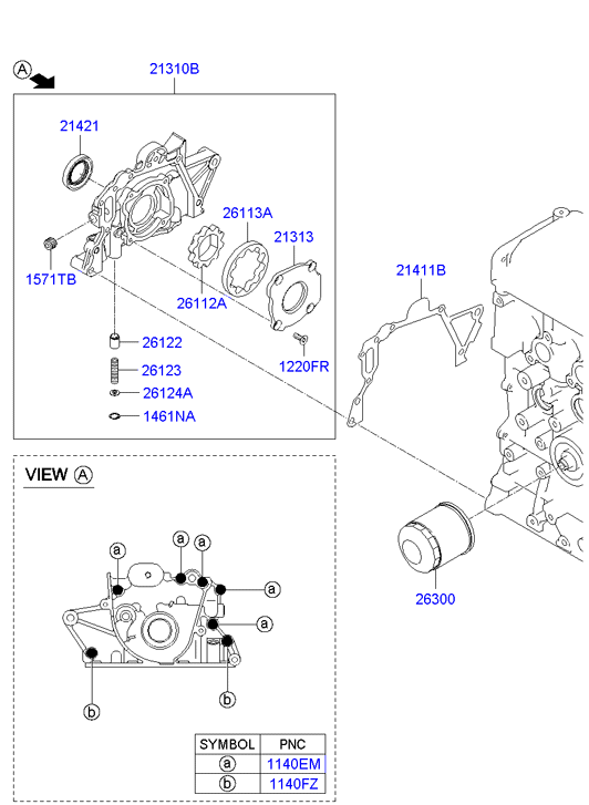 Hyundai 26300-02750 - Öljynsuodatin inparts.fi