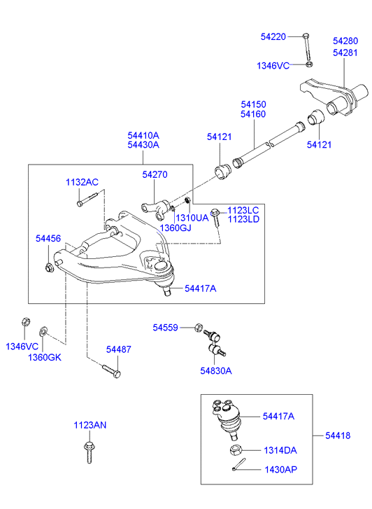 Hyundai 54417-47000 - Pallonivel inparts.fi