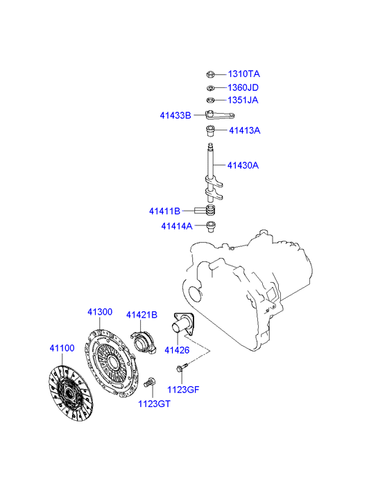 Hyundai 41421-39265 - Irroituslaakeri inparts.fi