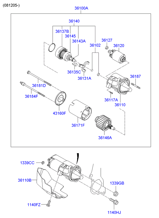 KIA 3614532510 - Hammaspyörä, käynnistys inparts.fi