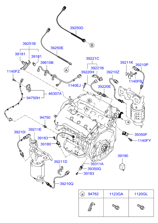 Hyundai 39210-3E220 - Lambdatunnistin inparts.fi