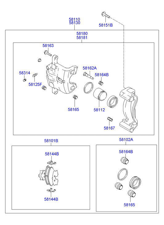 KIA 58181-25A00 - Jarrusatula inparts.fi