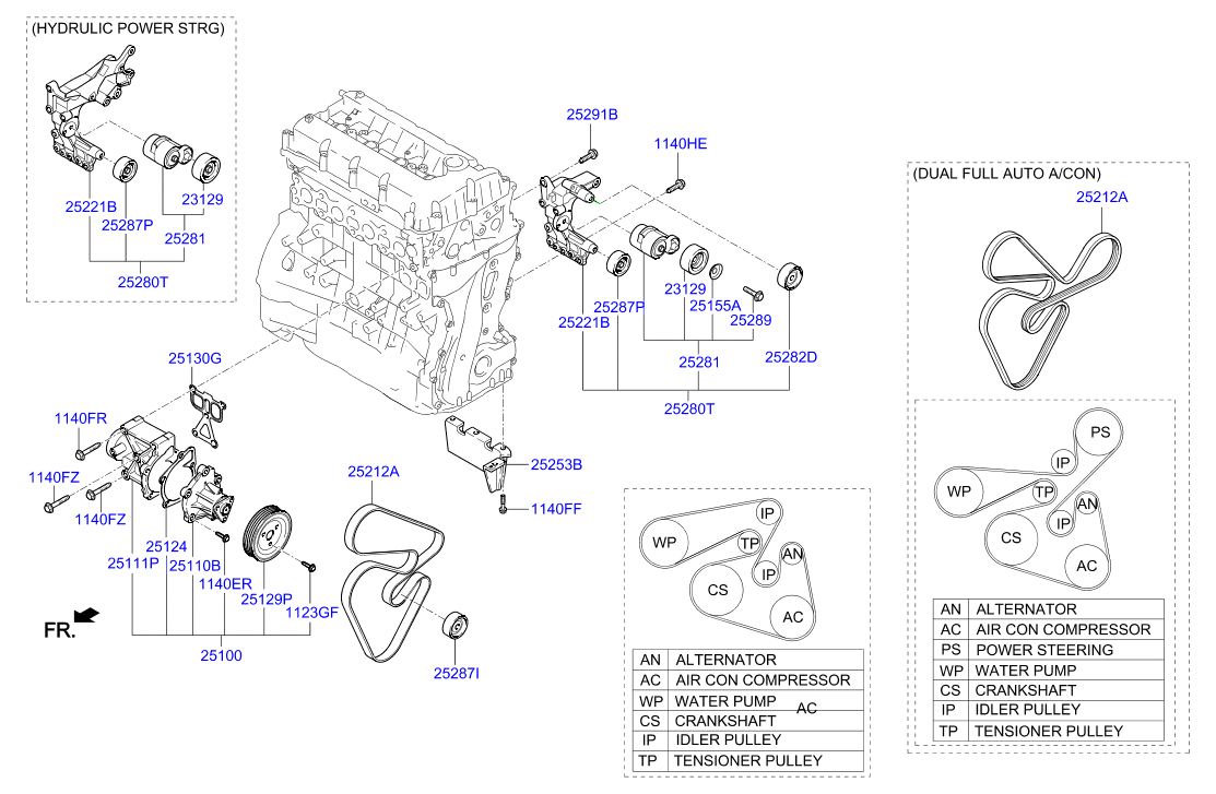 Hyundai 25110-2G500 - Vesipumppu inparts.fi