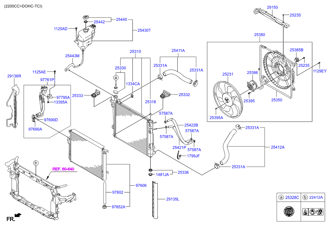 Hyundai 254112W500 - Jäähdyttimen letku inparts.fi