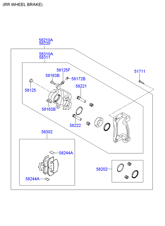 KIA 582103K050 - Jarrusatula inparts.fi