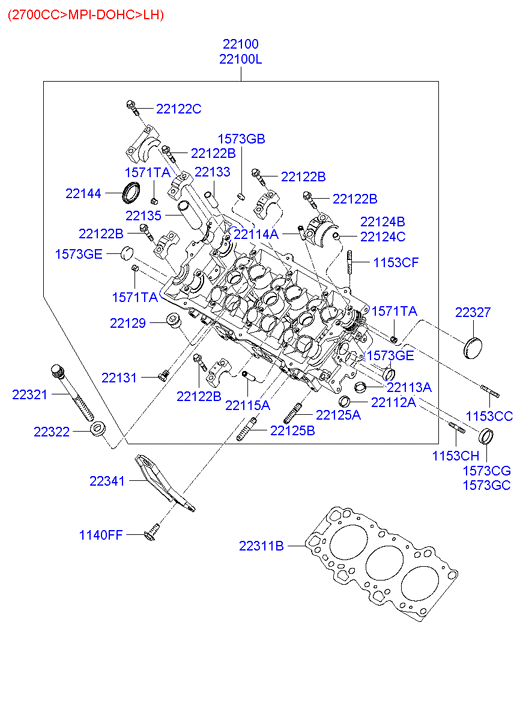 KIA 22320-38000 - Syl.kannen pulttisarja inparts.fi