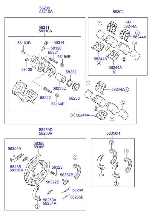 Hyundai 583111HA00 - Jarrusatula inparts.fi