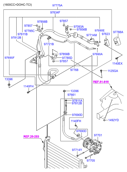 Hyundai 9769034330 - Tiiviste, imusarja inparts.fi