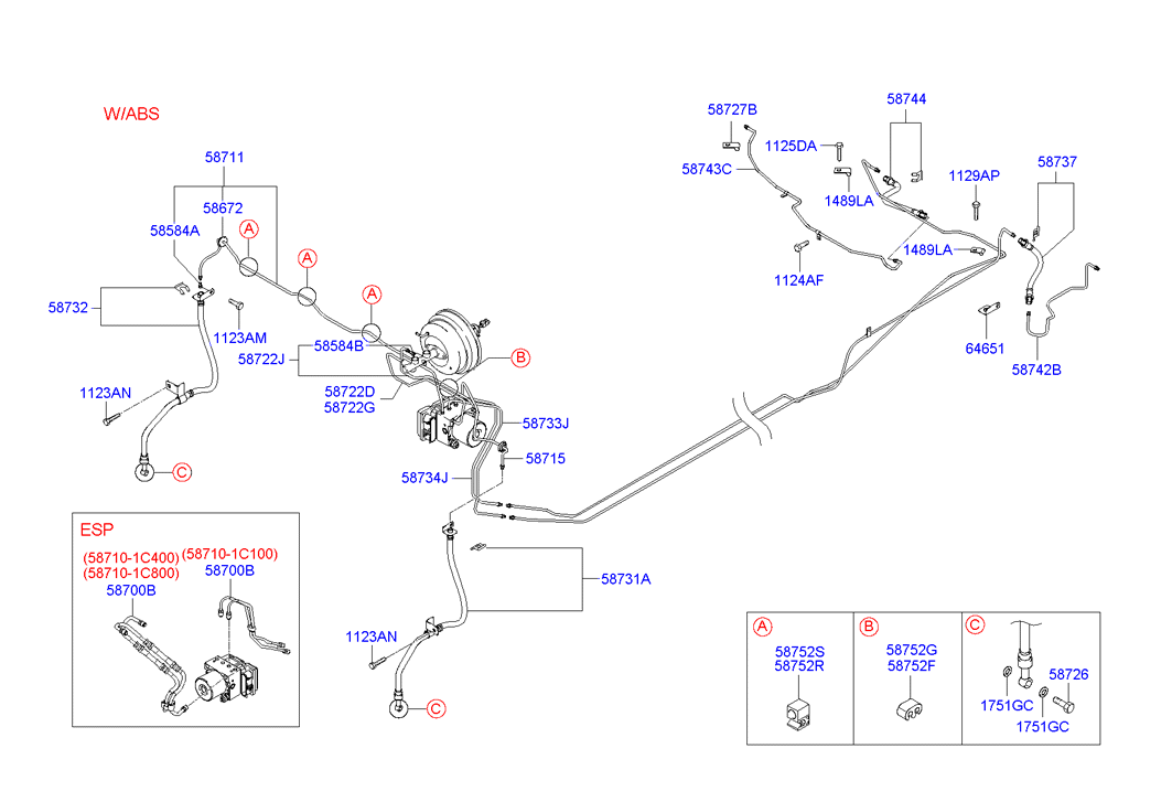 Hyundai 58731-1C050 - Jarruletku inparts.fi