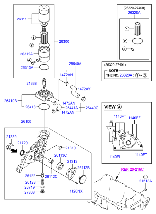 Hyundai 2631227001 - Öljynsuodatin inparts.fi