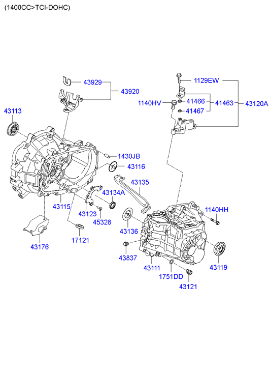 Hyundai 43119-39020 - Tiivisterengas inparts.fi