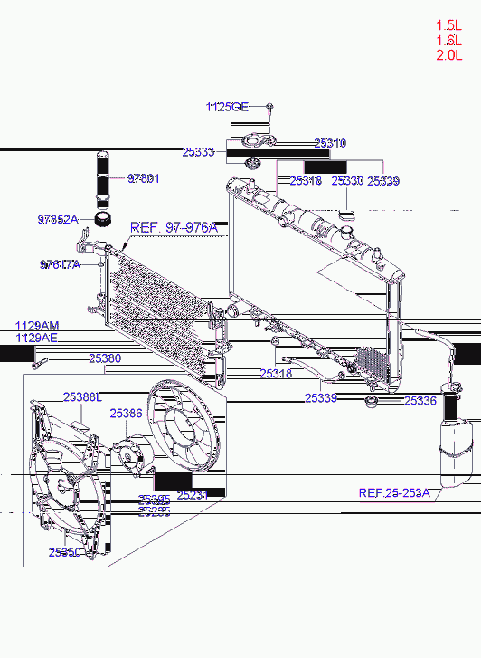 Hyundai 253302D090 - Korkki, jäähdytin inparts.fi