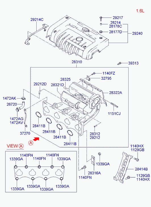 KIA 1472016006B - Sytytystulppa inparts.fi