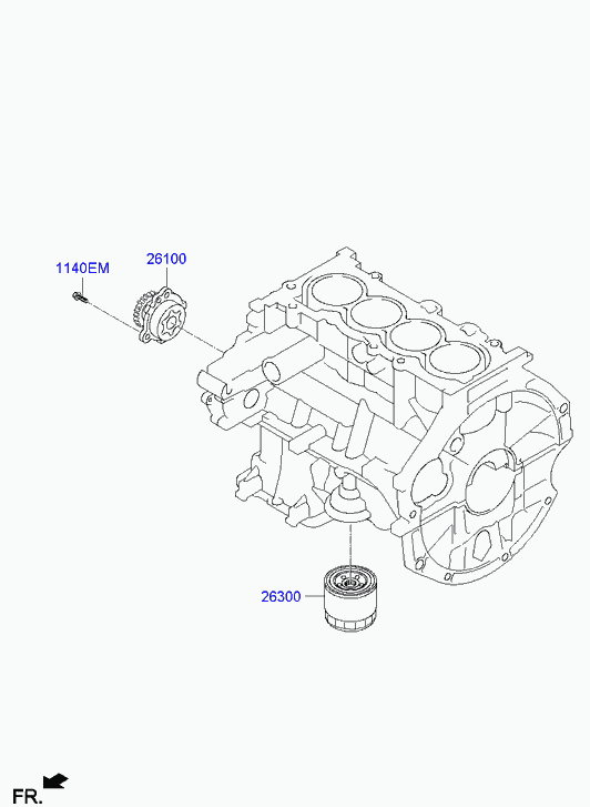 Hyundai 26300-02751 - Öljynsuodatin inparts.fi