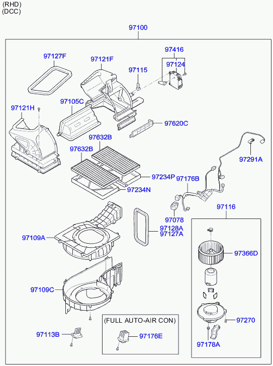 Hyundai 97133-2E260 - Suodatin, sisäilma inparts.fi