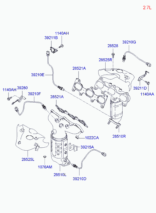 KIA 3921037513 - Lambdatunnistin inparts.fi