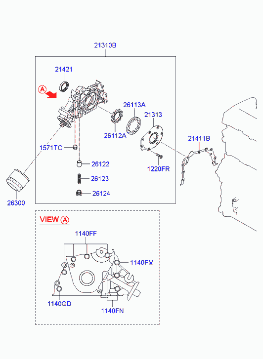 MAZDA 26300-35503 - Öljynsuodatin inparts.fi