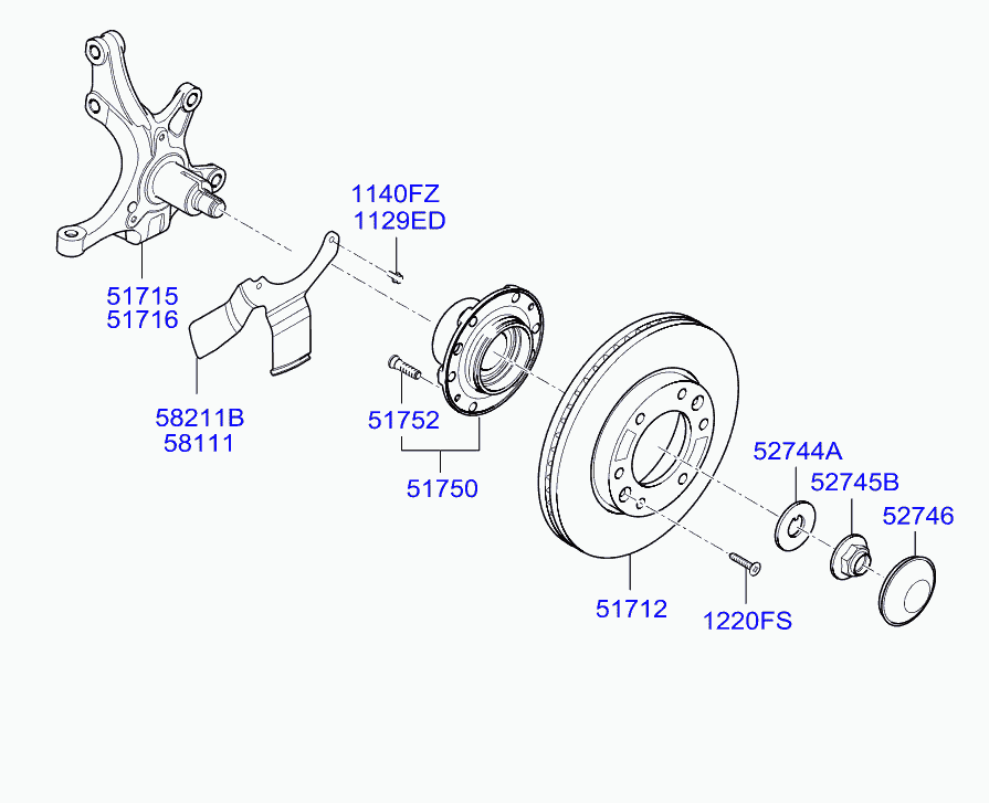 KIA 51712-4H500 - Jarrulevy inparts.fi