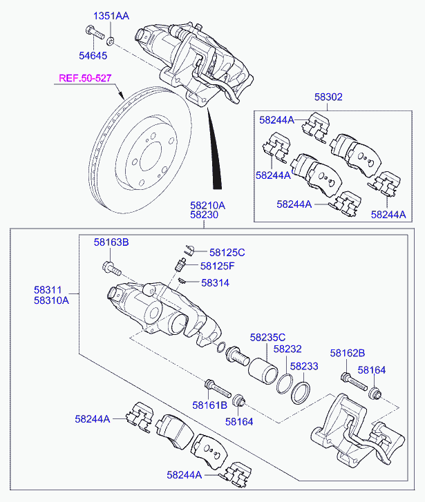 KIA 58311-3ZA00 - Jarrusatula inparts.fi