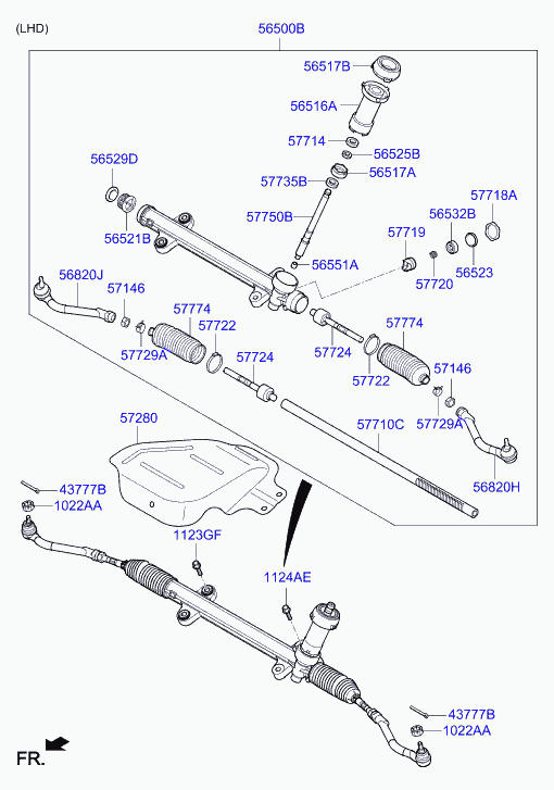 KIA 56820-3V190 - Raidetangon pää inparts.fi