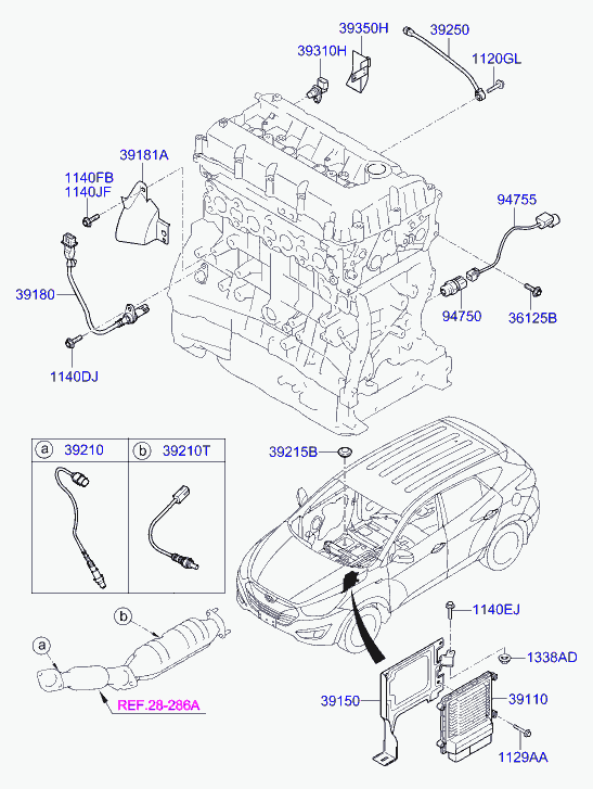 KIA 392102G600 - Lambdatunnistin inparts.fi