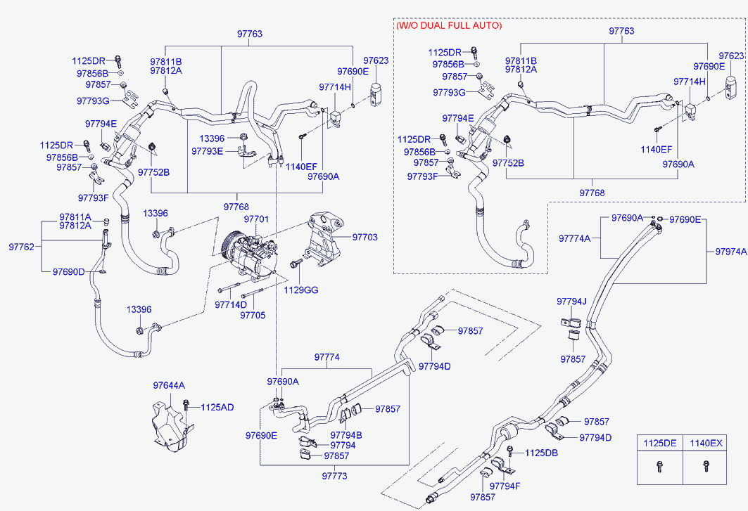 Hyundai 97701-2B100 - Kompressori, ilmastointilaite inparts.fi