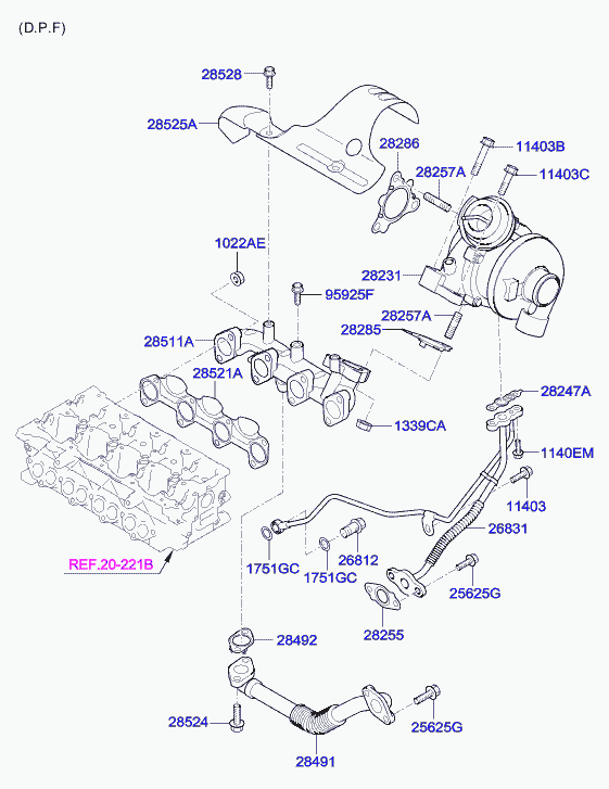 KIA 282012A710 - Ahdin inparts.fi