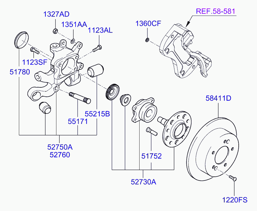 KIA 58411-3K100 - Jarrulevy inparts.fi