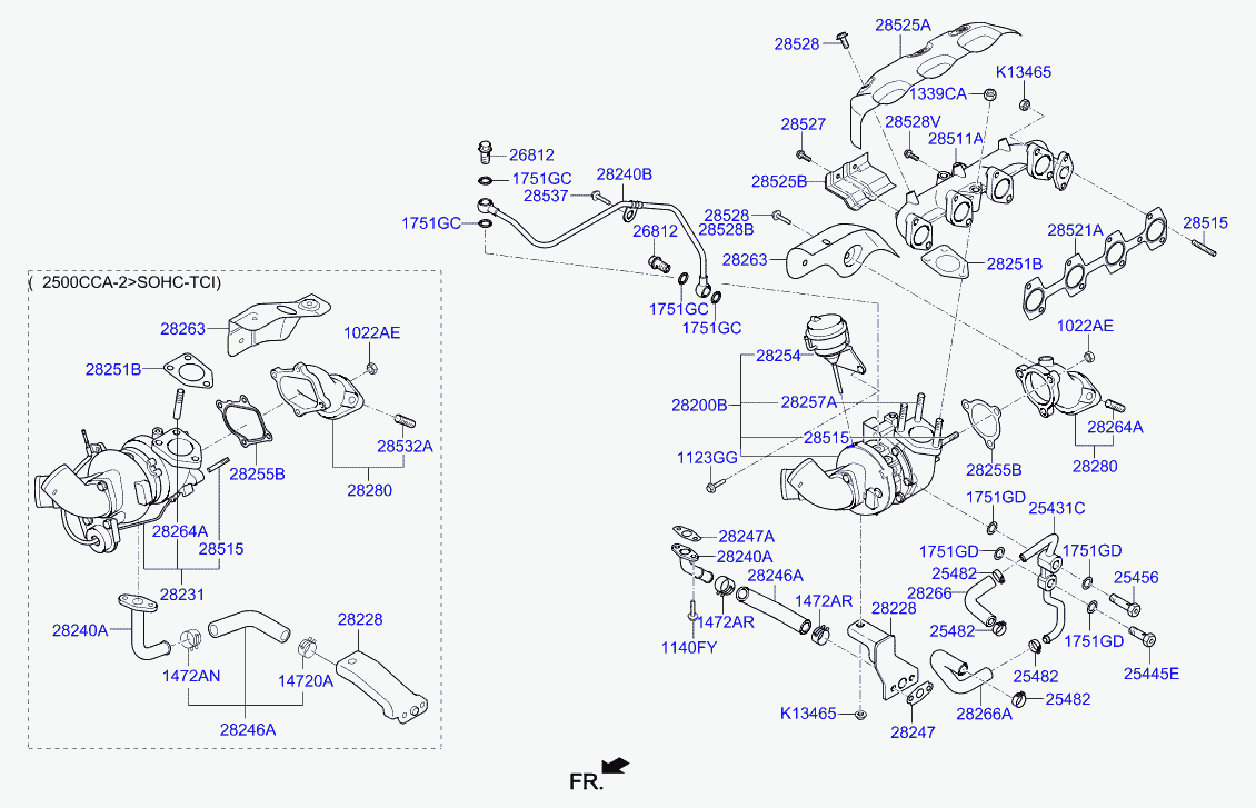 NISSAN 282004A480 - Siipipyörä-runkoyksikkö, ahdin inparts.fi