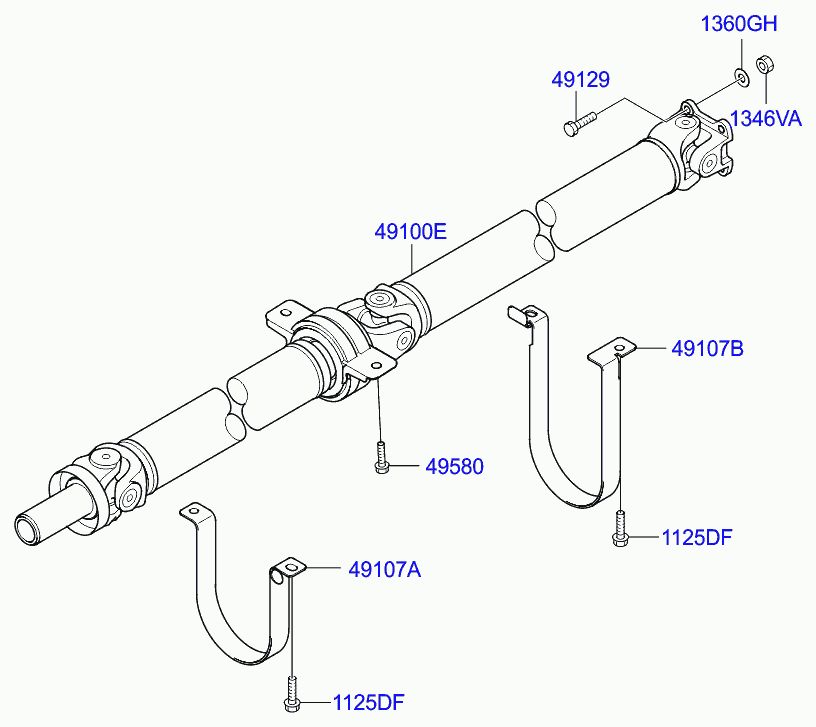 Hyundai 491004H000 - Murrosnivel inparts.fi