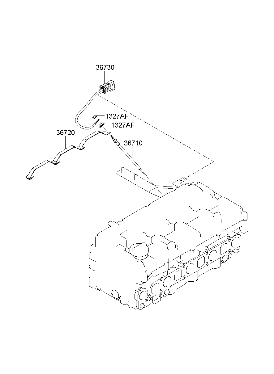 KIA 36710 4A710 - Hehkutulppa inparts.fi