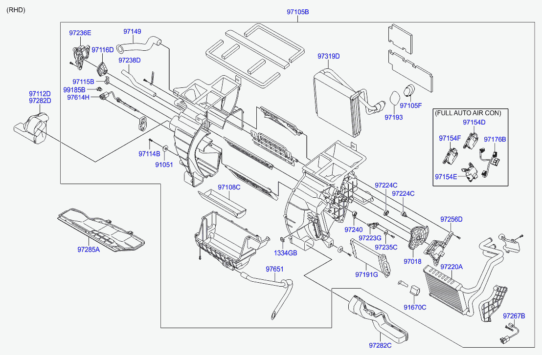 Hyundai 97159-2L000 - Säädin, säätöläppä inparts.fi