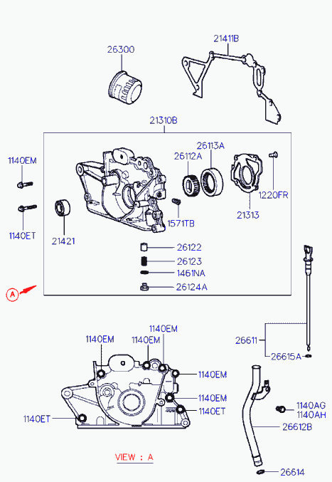 Hyundai 26300-02500 - Öljynsuodatin inparts.fi