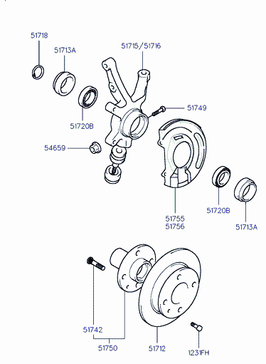 KIA 51712-02000 - Jarrulevy inparts.fi