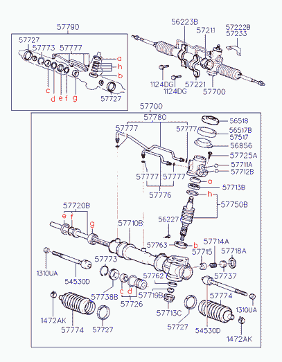 Hyundai 57211-22000 - Hammastangon hela inparts.fi