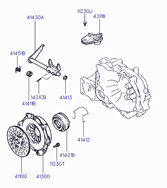 Hyundai 4141202000 - Polttimo, huomiovalo inparts.fi