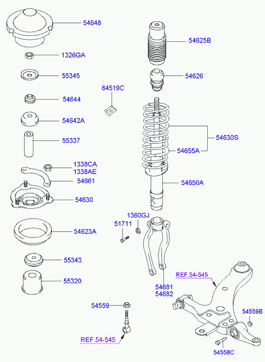 Chrysler 5533738010 - Jousijalan tukilaakeri inparts.fi