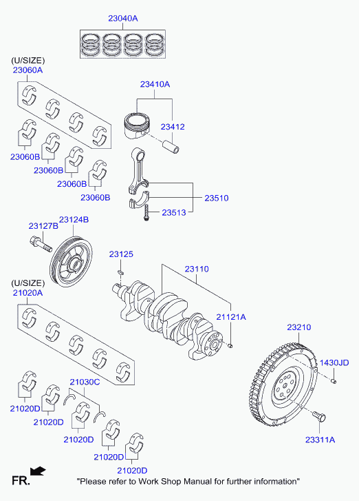 KIA 23041-03230 - Männät inparts.fi