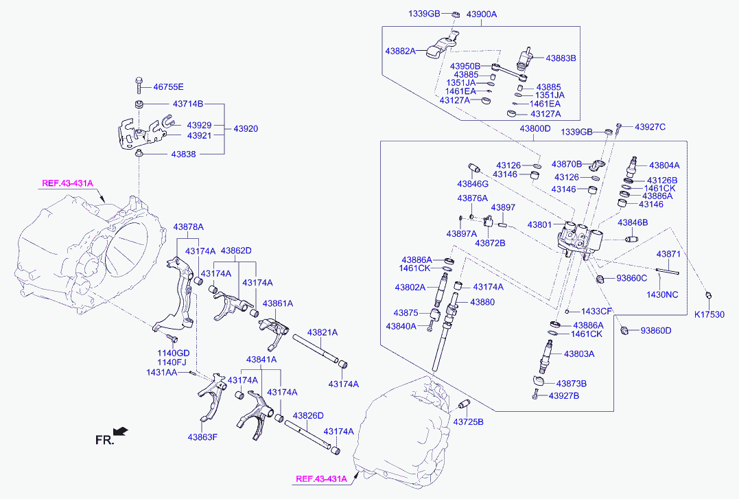 Hyundai 93860-49650 - Kytkin, peruutusvalo inparts.fi