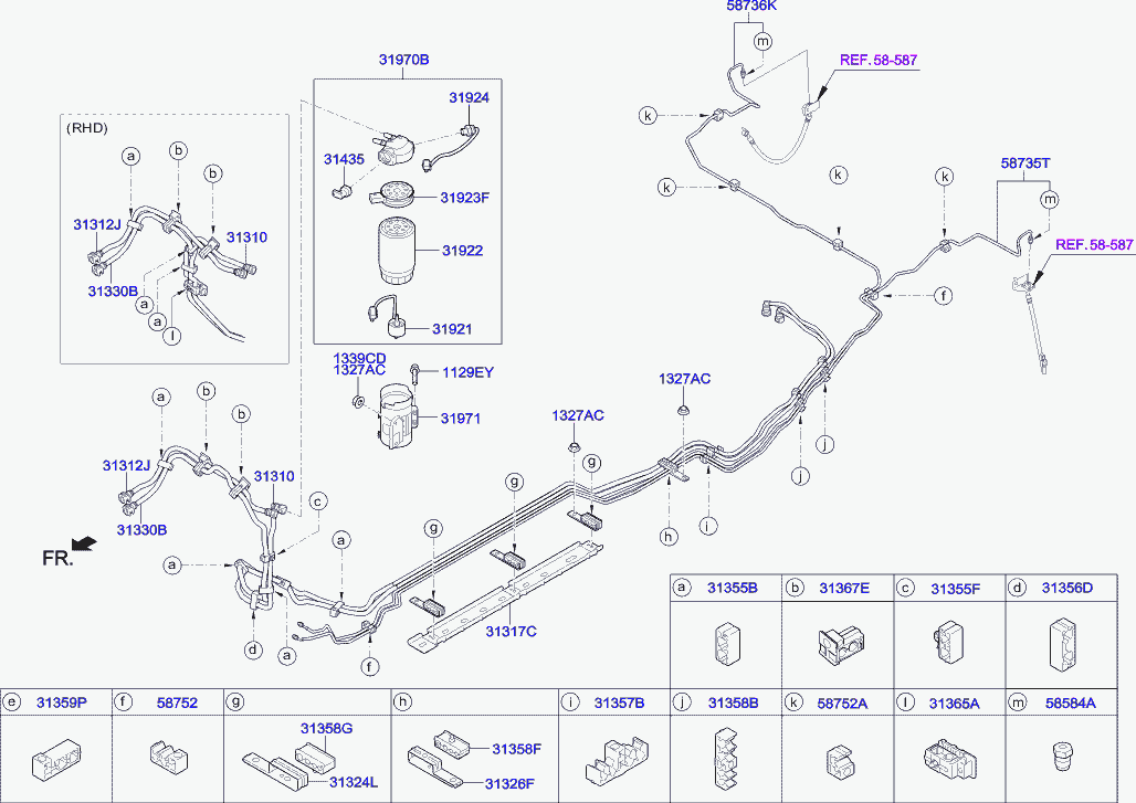 KIA 31922-1K800 - Polttoainesuodatin inparts.fi