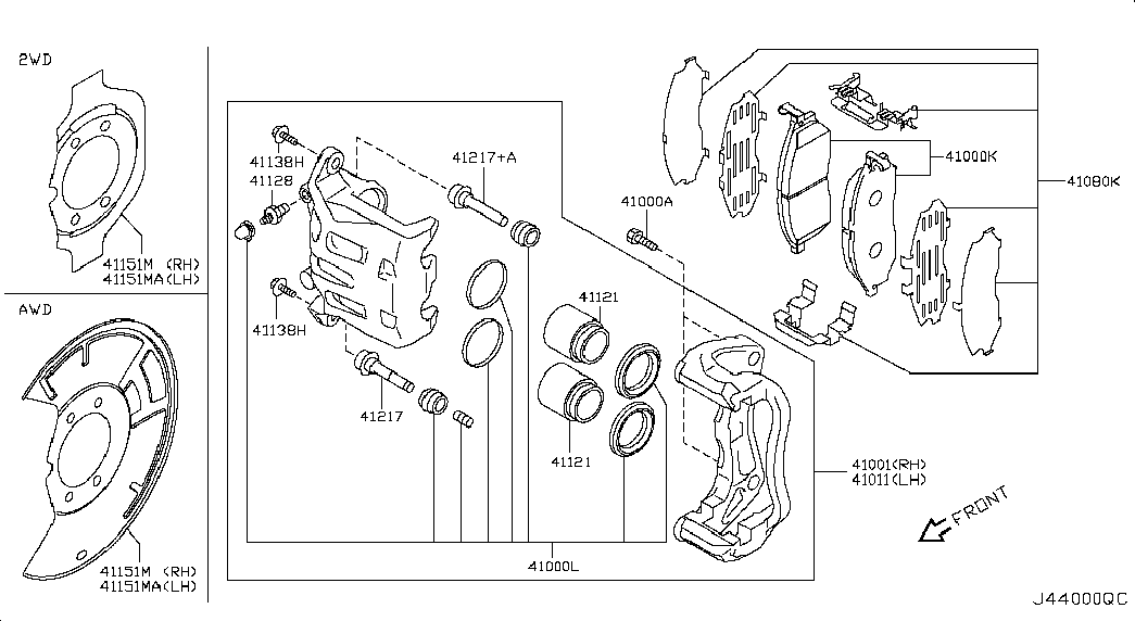 NISSAN D1060EJ20A - Jarrupala, levyjarru inparts.fi