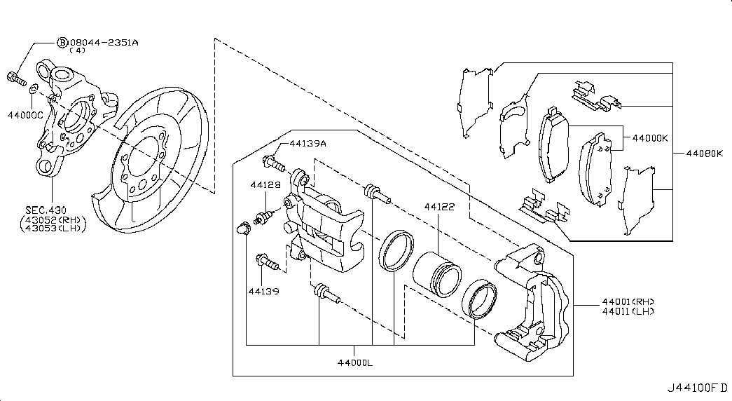 NISSAN D40601MB0A - Jarrupala, levyjarru inparts.fi