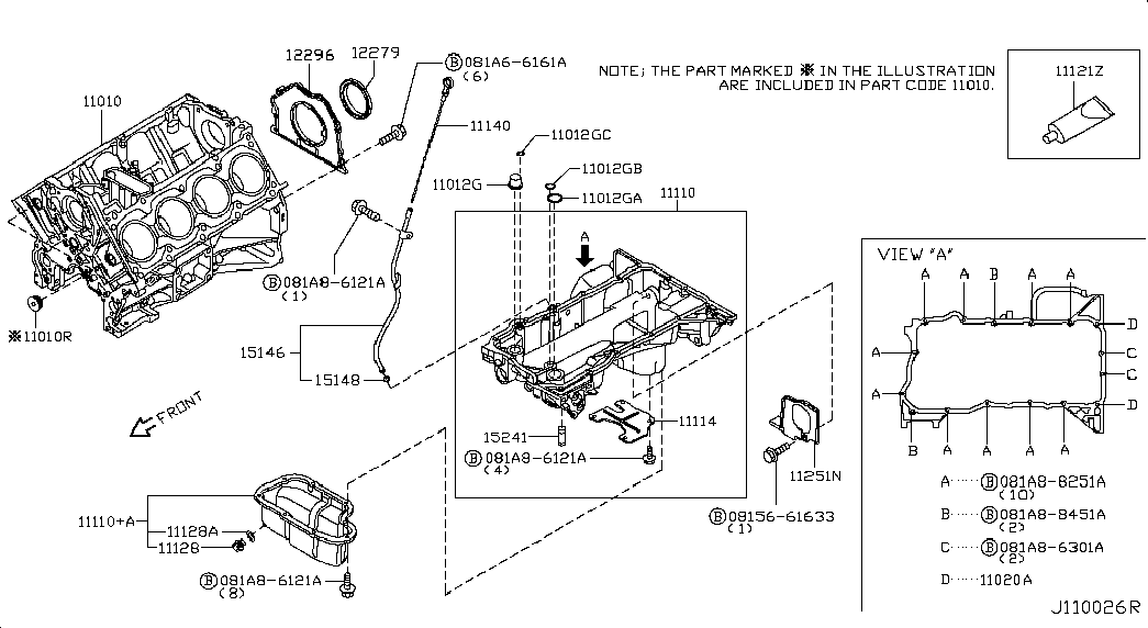 NISSAN 122791LA0A - Akselitiiviste, nokka-akseli inparts.fi