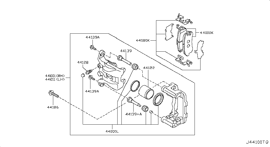 NISSAN D40601LB0A - Jarrupala, levyjarru inparts.fi