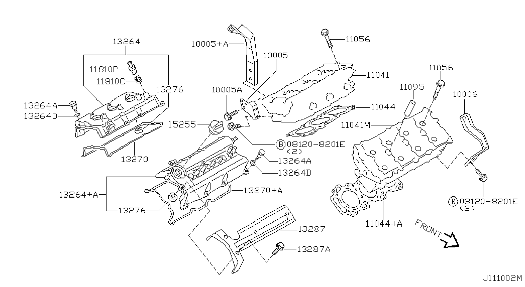 NISSAN 11044-2Y905 - Tiiviste, sylinterikansi inparts.fi