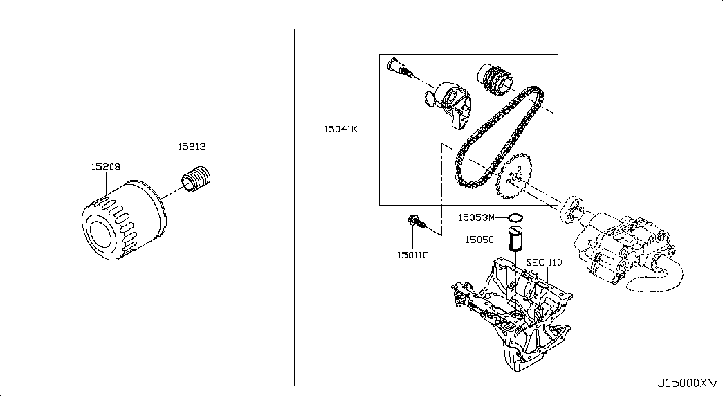 NISSAN 15208-00Q0N - Öljynsuodatin inparts.fi