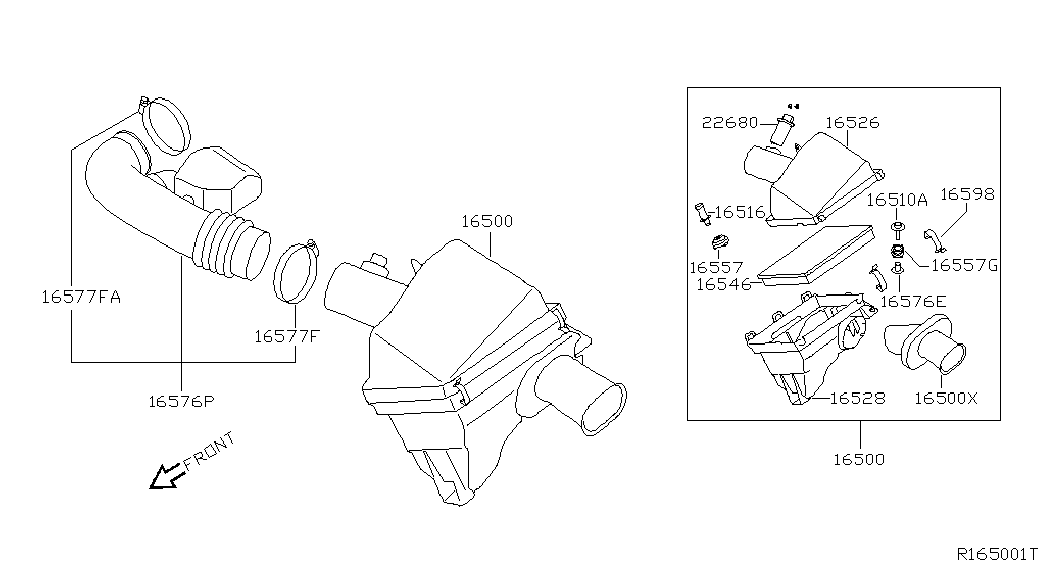 NISSAN 16546-7S000 - Ilmansuodatin inparts.fi