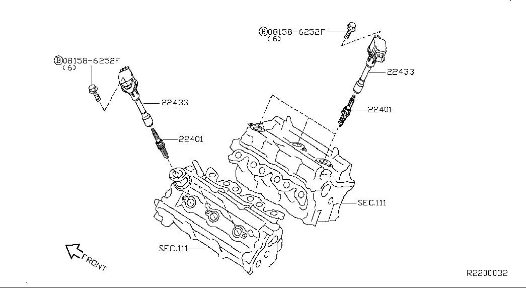 NISSAN 22448-JA11C - Sytytyspuola inparts.fi