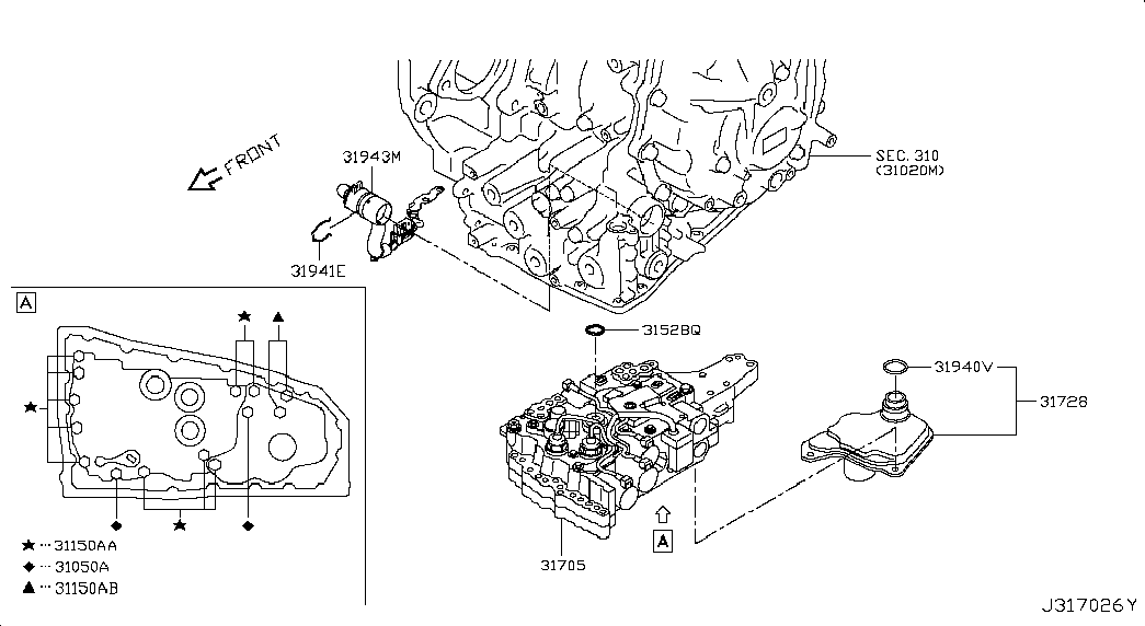 RENAULT 31728-29X0D - Hydrauliikkasuodatin, automaattivaihteisto inparts.fi